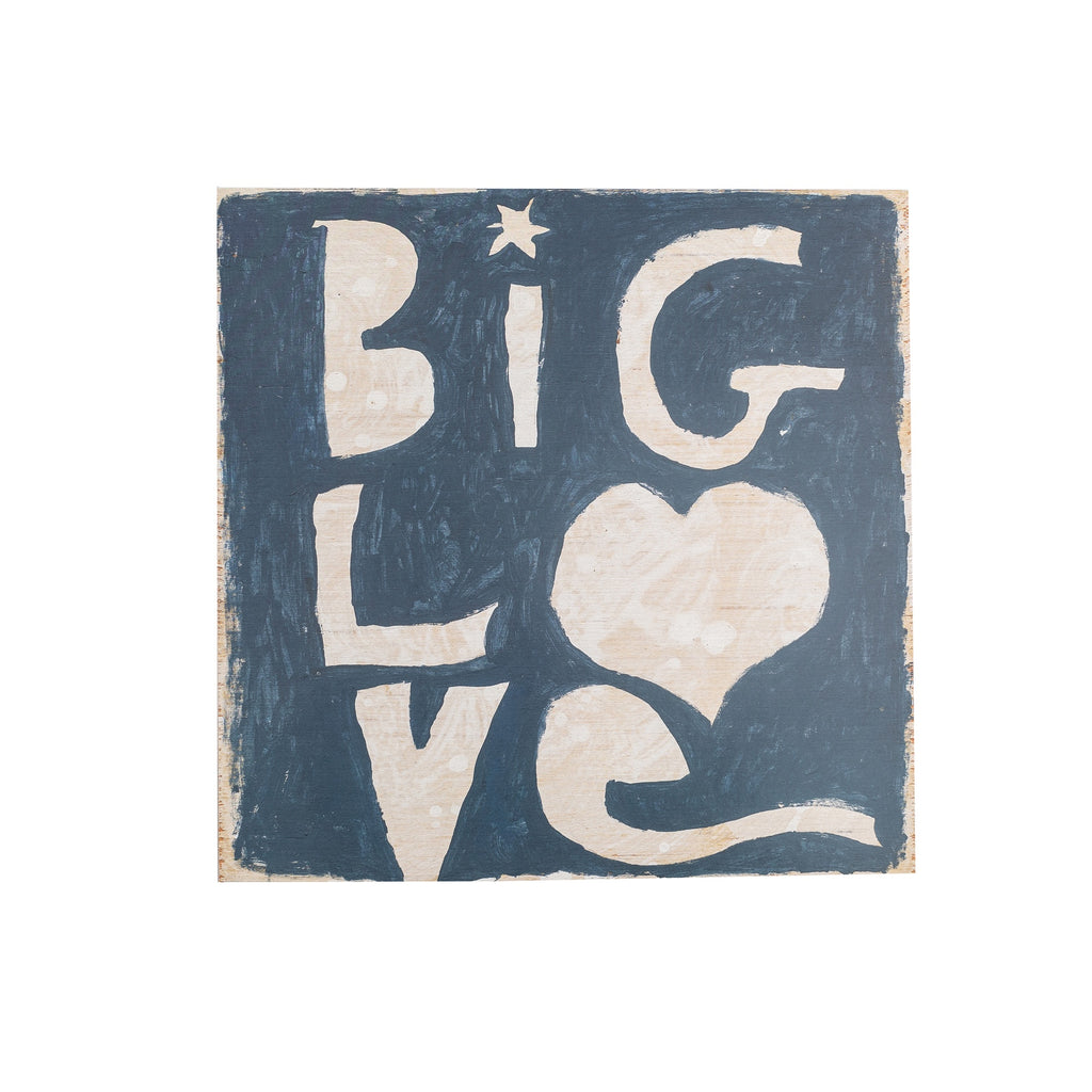 ***Big Love Art Poster - 12" x 12"