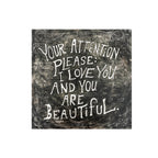 Your Attention Please Art Poster - 12x12