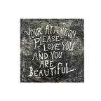 Your Attention Please Art Poster - 8x8