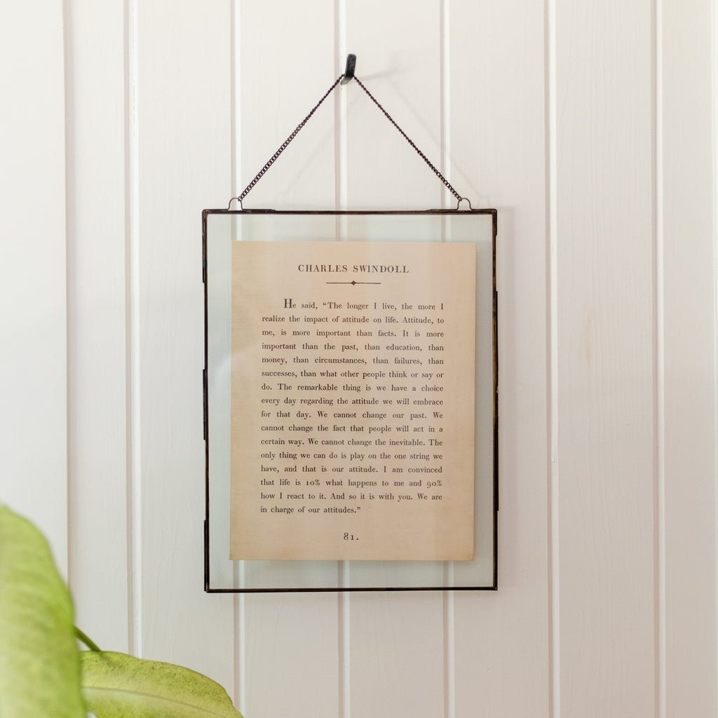 Charles Swindoll Art Poster In Cream - 12x16