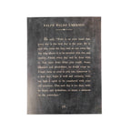 Ralph Waldo Emerson Art Poster In Charcoal - 12x16