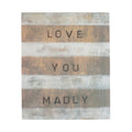Love You Madly Art Poster - 12x16