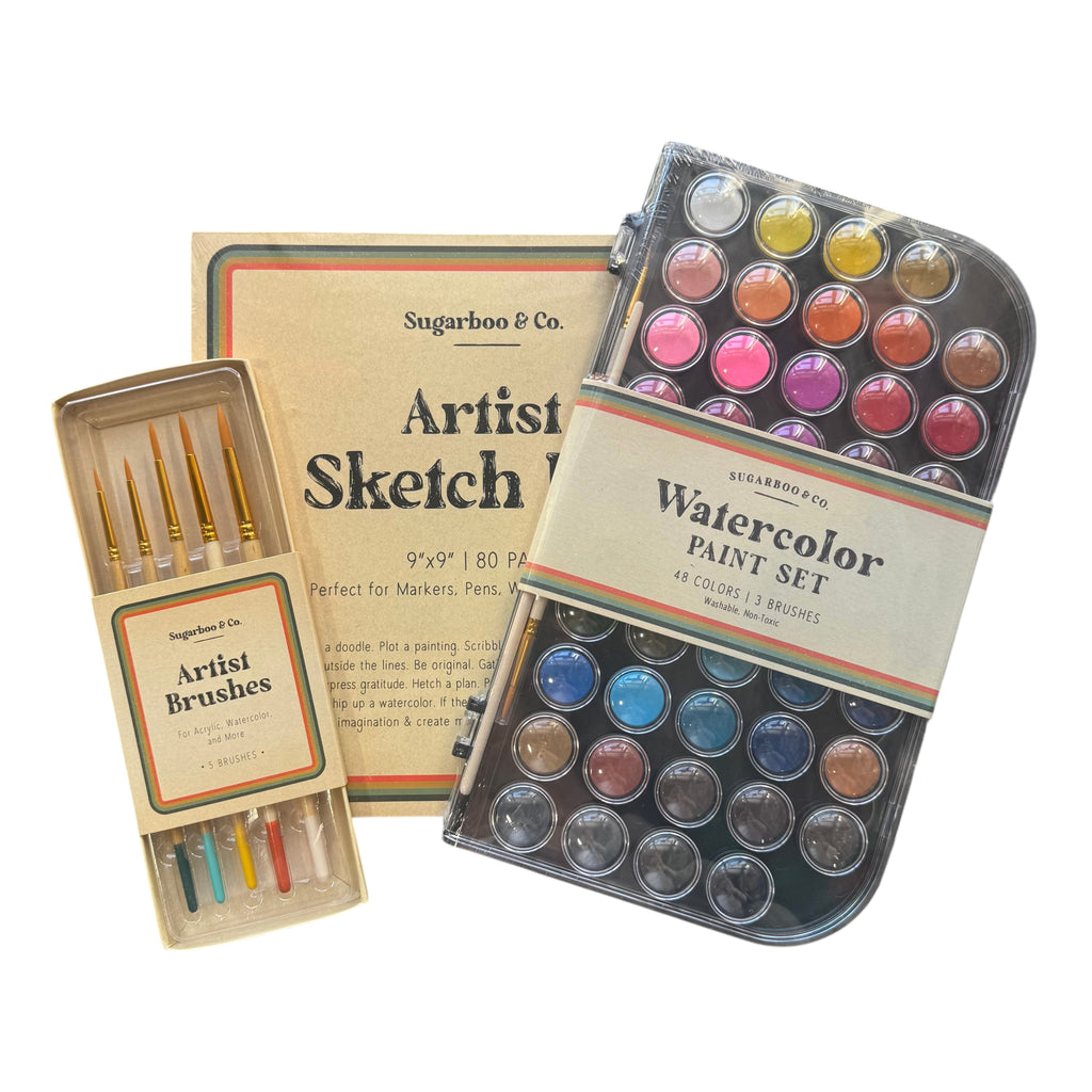 Watercolor Paint & Sketch Kit