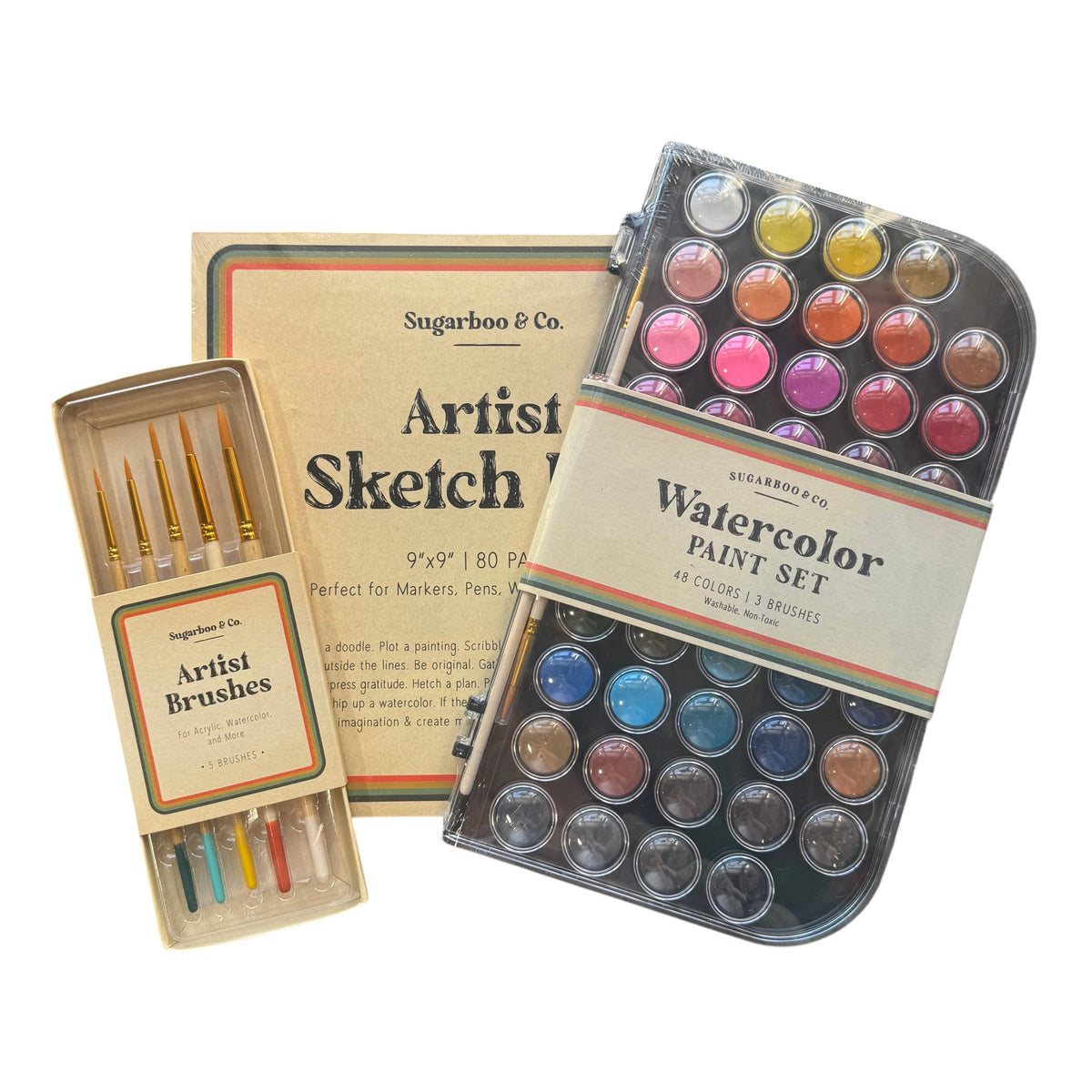 Watercolor Paint & Sketch Kit