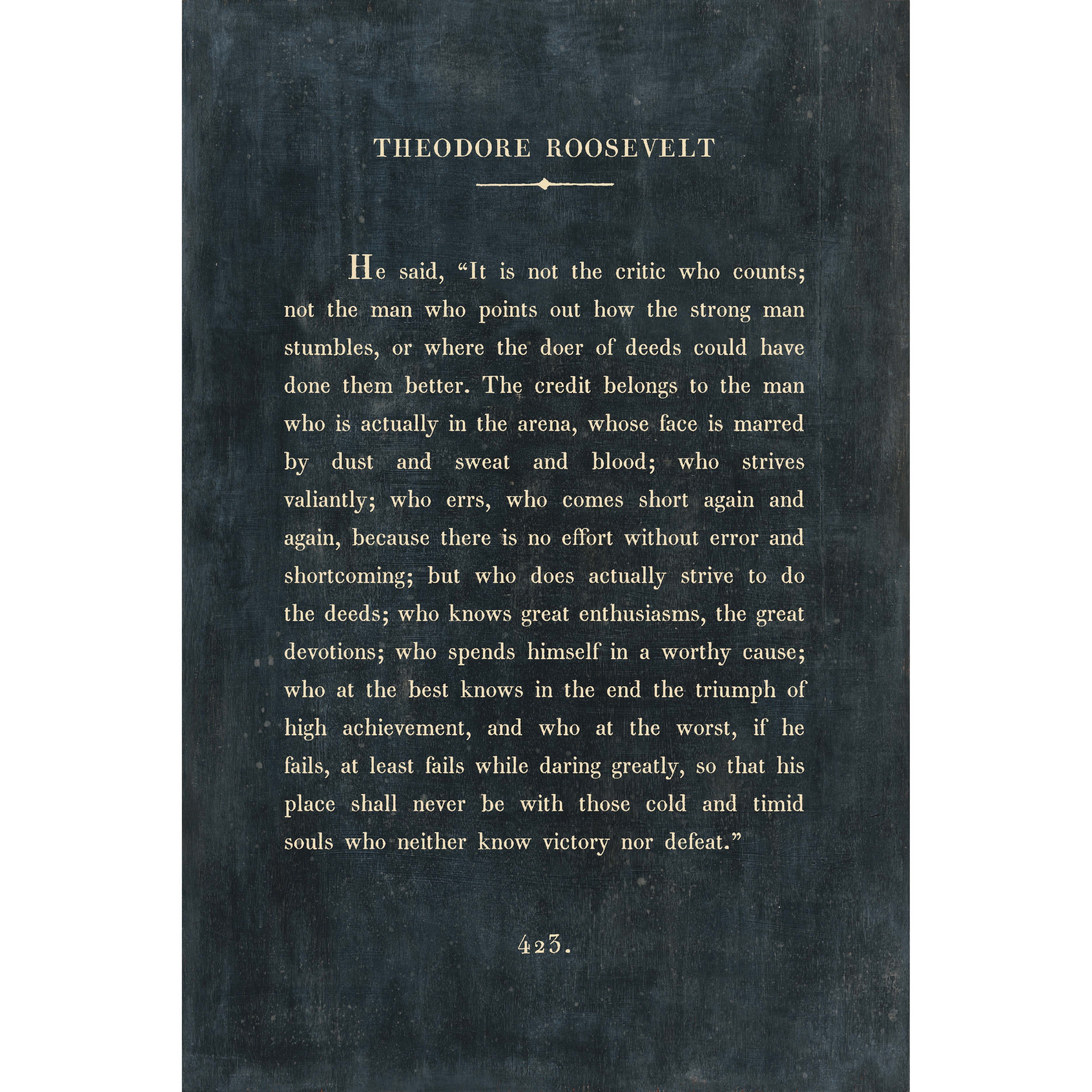 Theodore Roosevelt - Art Tile Collection