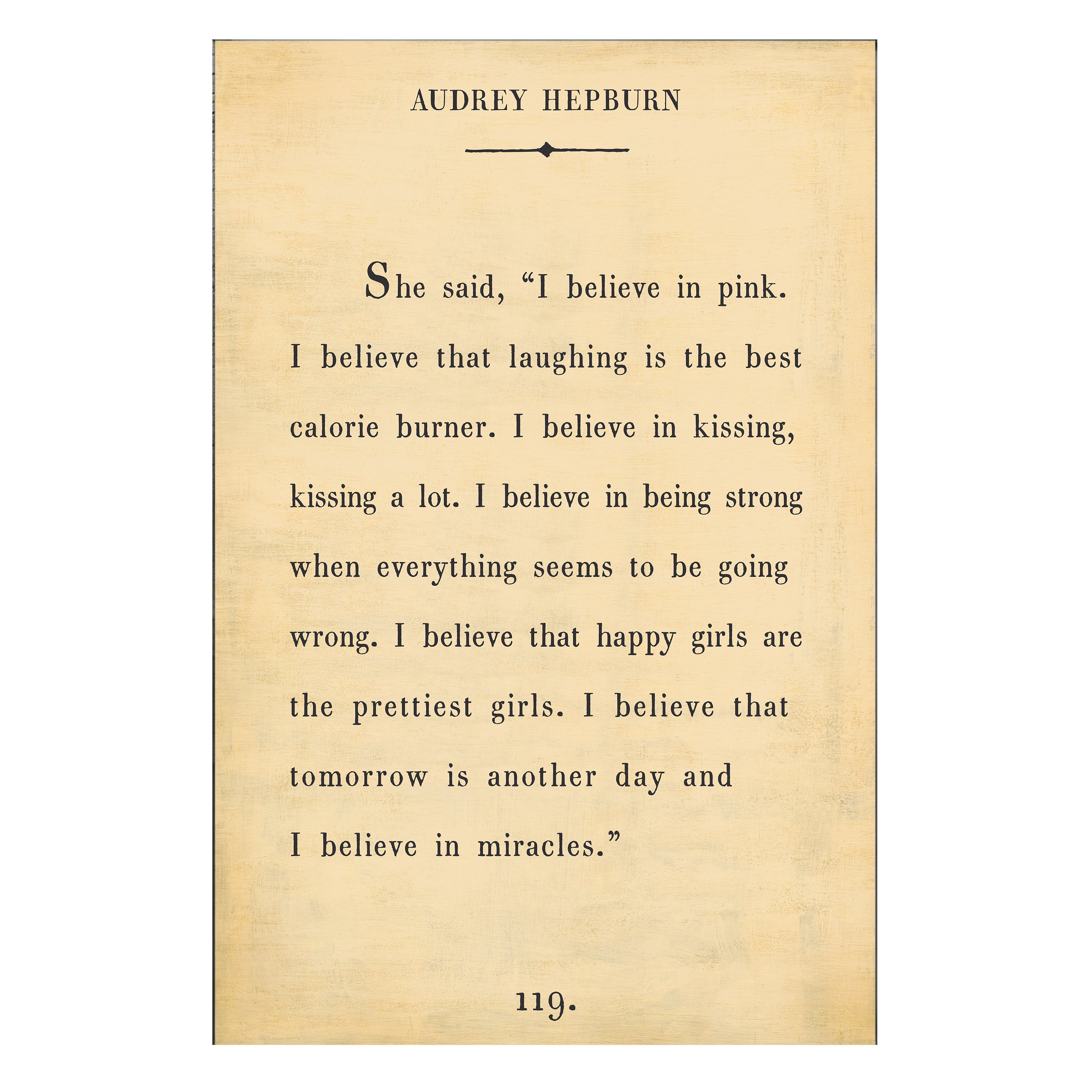 Audrey Hepburn - Book Collection - Art Print