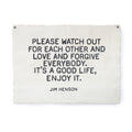 Jim Henson Hand Painted Wall Tarp - 48x36