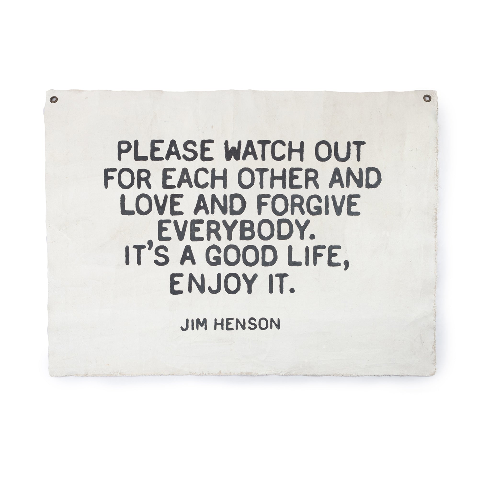 Jim Henson Hand Painted Wall Tarp - 48x36