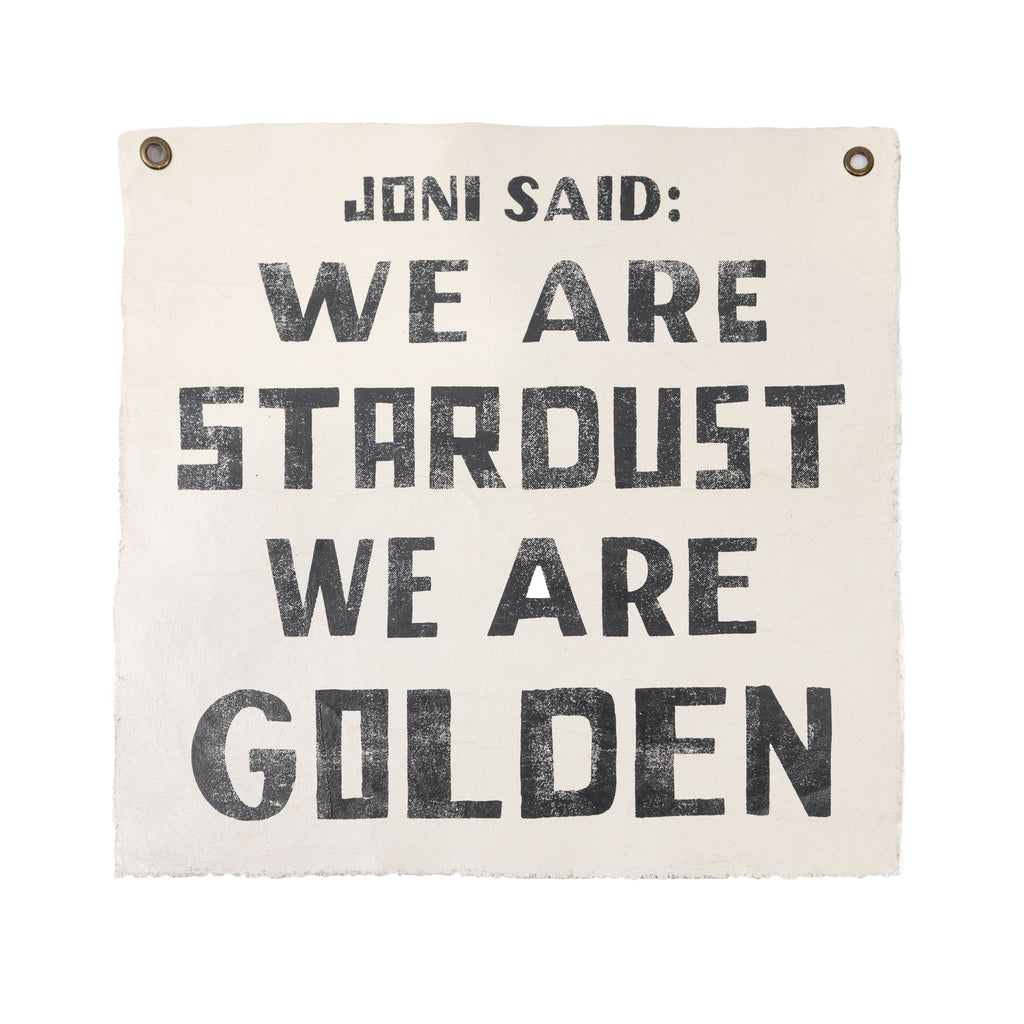 ***Joni Said 25"x25" Hand Painted Wall Hanging