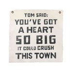 Tom Said Hand Painted Wall Tarp 25x25