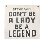 Stevie Said Hand Painted Wall Tarp 25x25