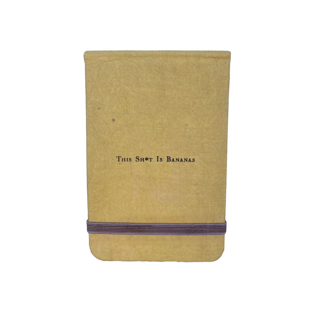 This Sh*t Is Bananas Fabric Notebook