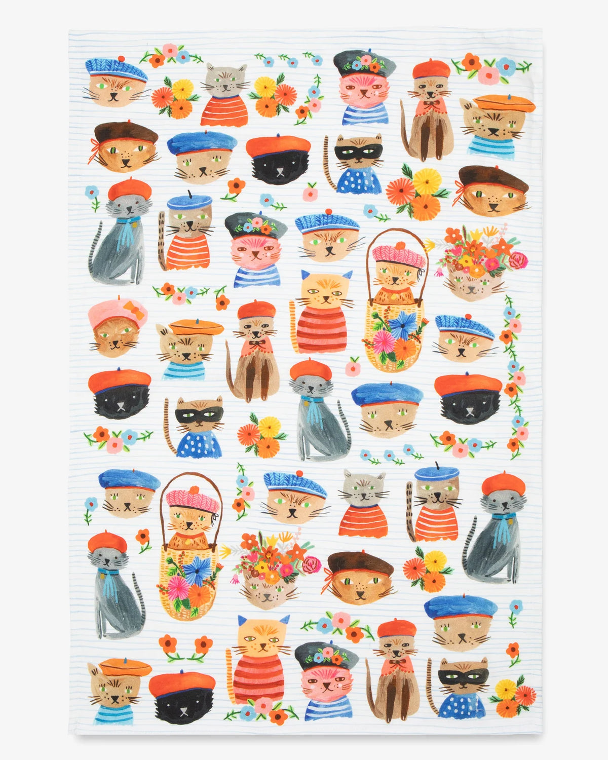 Painted Tea Towel