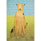 Brown Boy Dog Art Print - Gallery Wrap