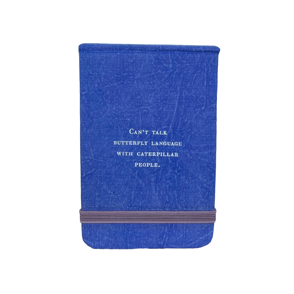 Butterfly Language Fabric Notebook