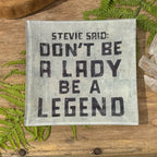 Stevie Said Square Decoupage Plate 6x6