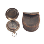 Steer By The Compass Of Your Soul with Leather Pouch