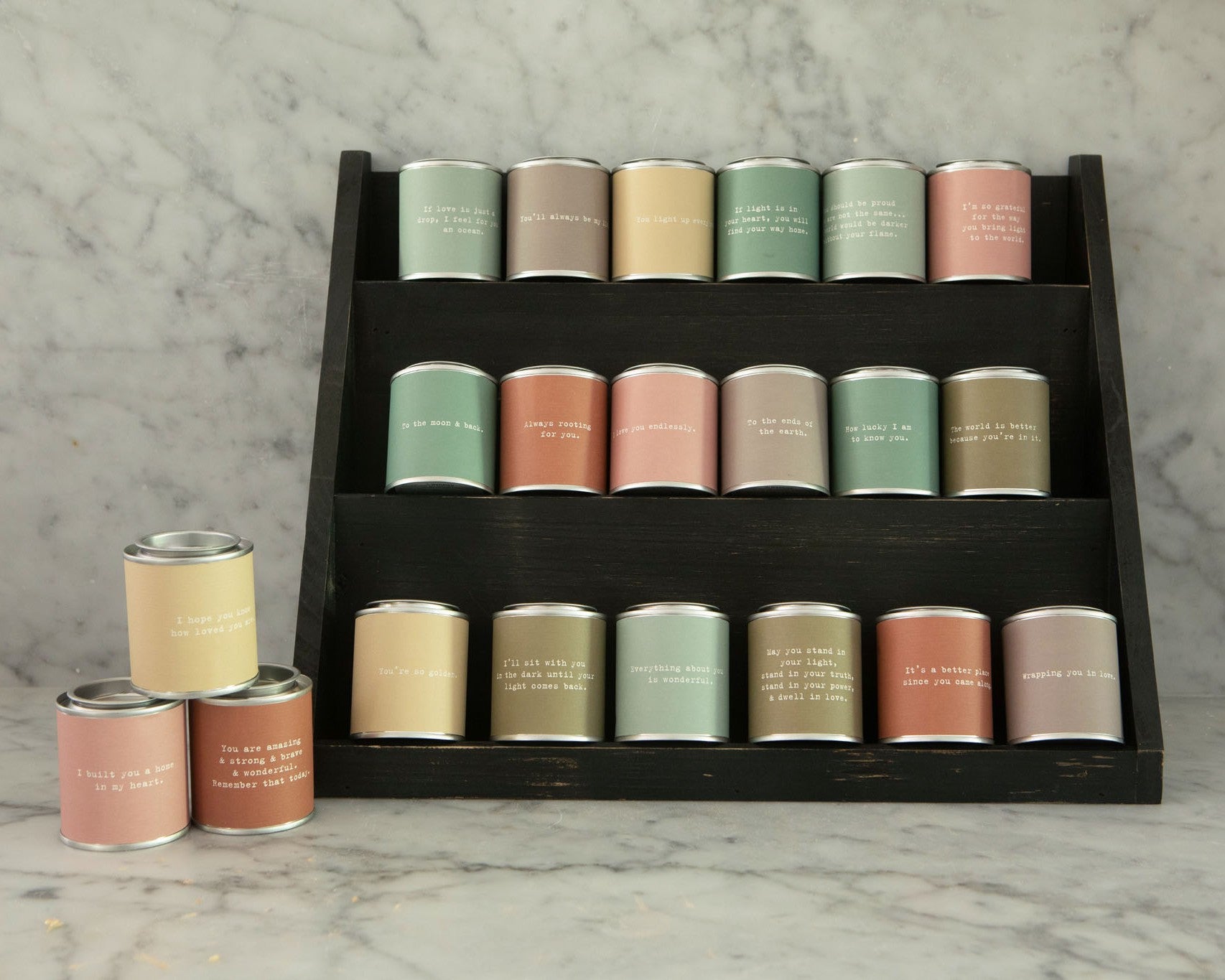 The World Is Better Love Candle Collection