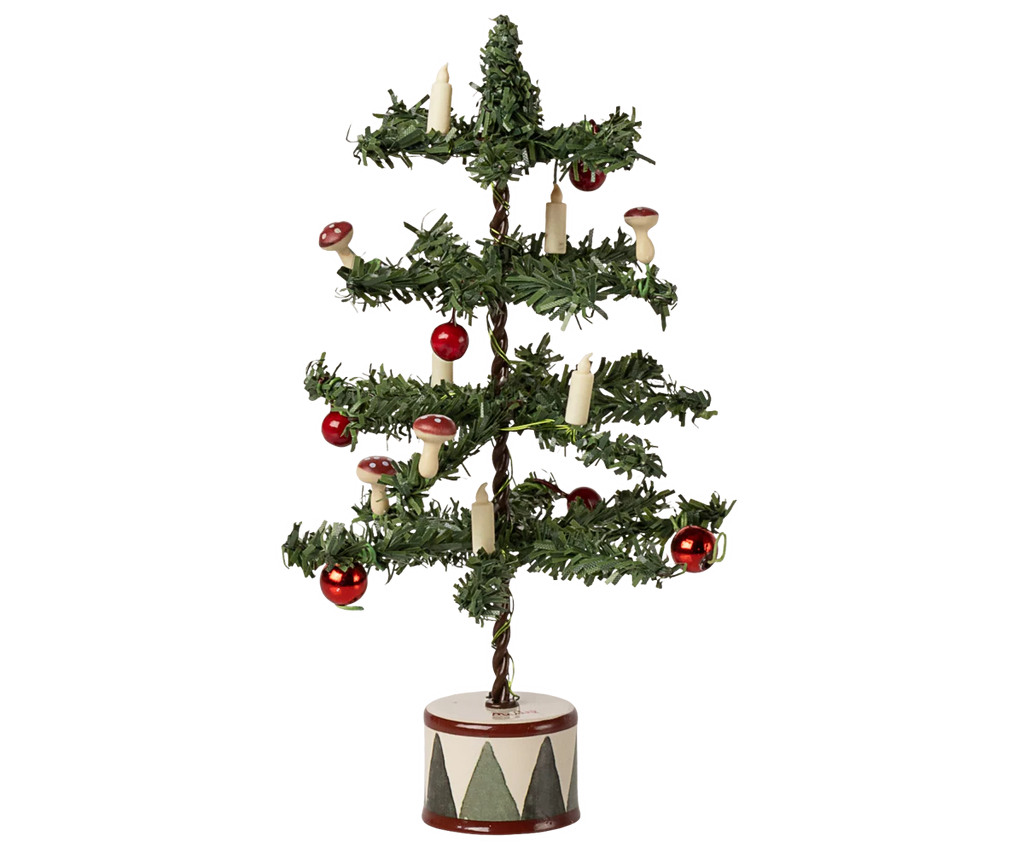 Christmas Tree, Mouse, w/ Lights