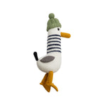 Crochet Seagull with Green Hat