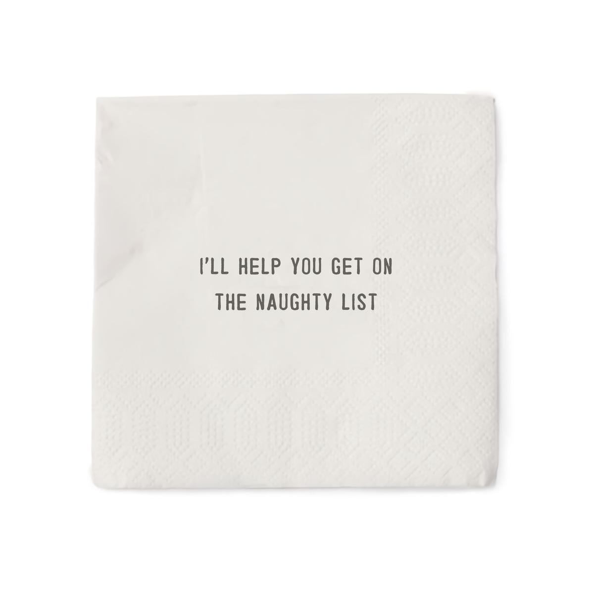 Naughty List Holiday Cocktail Napkins
