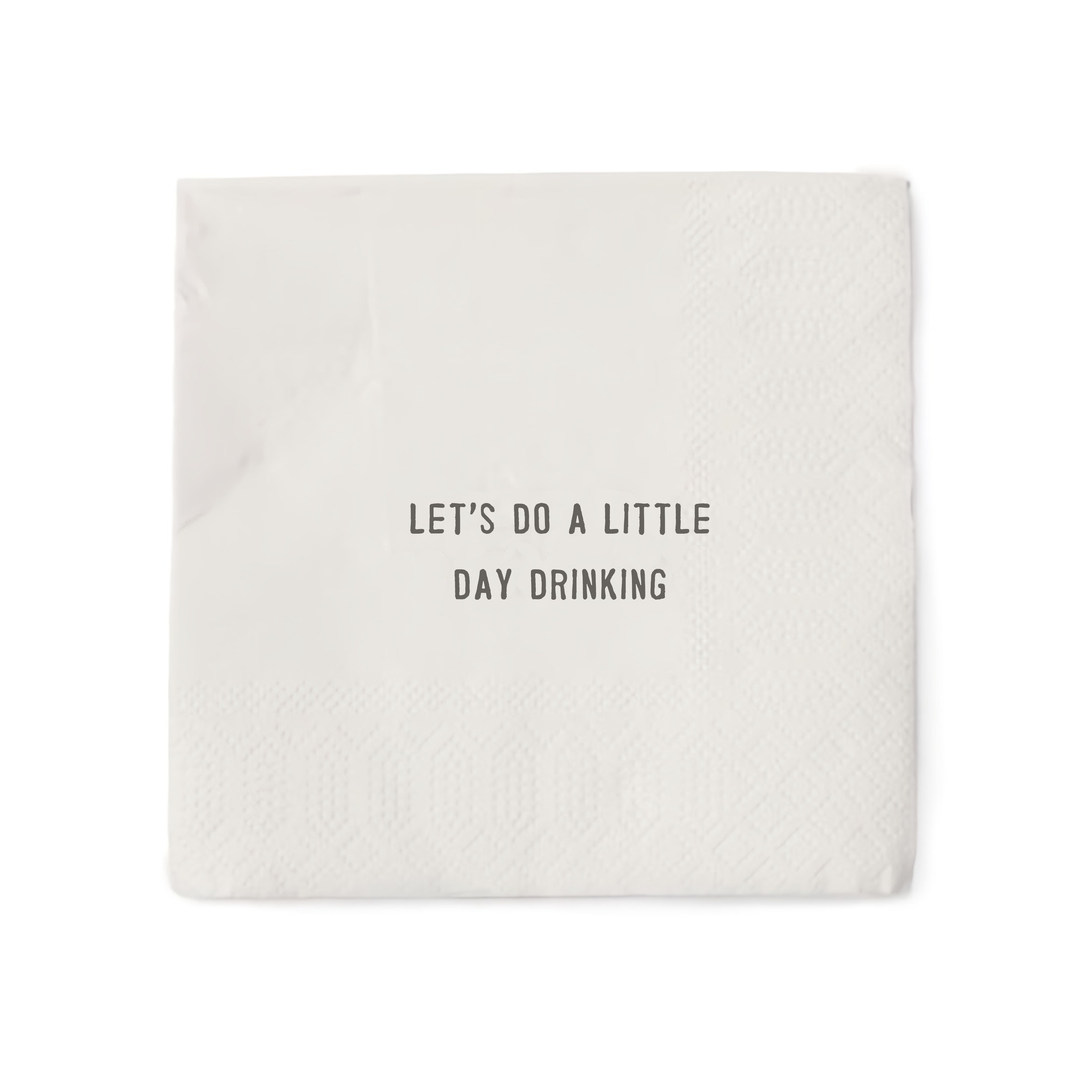 Let's Do a Little Day Drinking Cocktail Napkin Set (20pcs) 5" x 5"