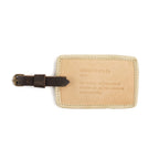 Coddiwomple Leather Luggage Tag - Honey