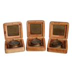 Compass with Wooden Box