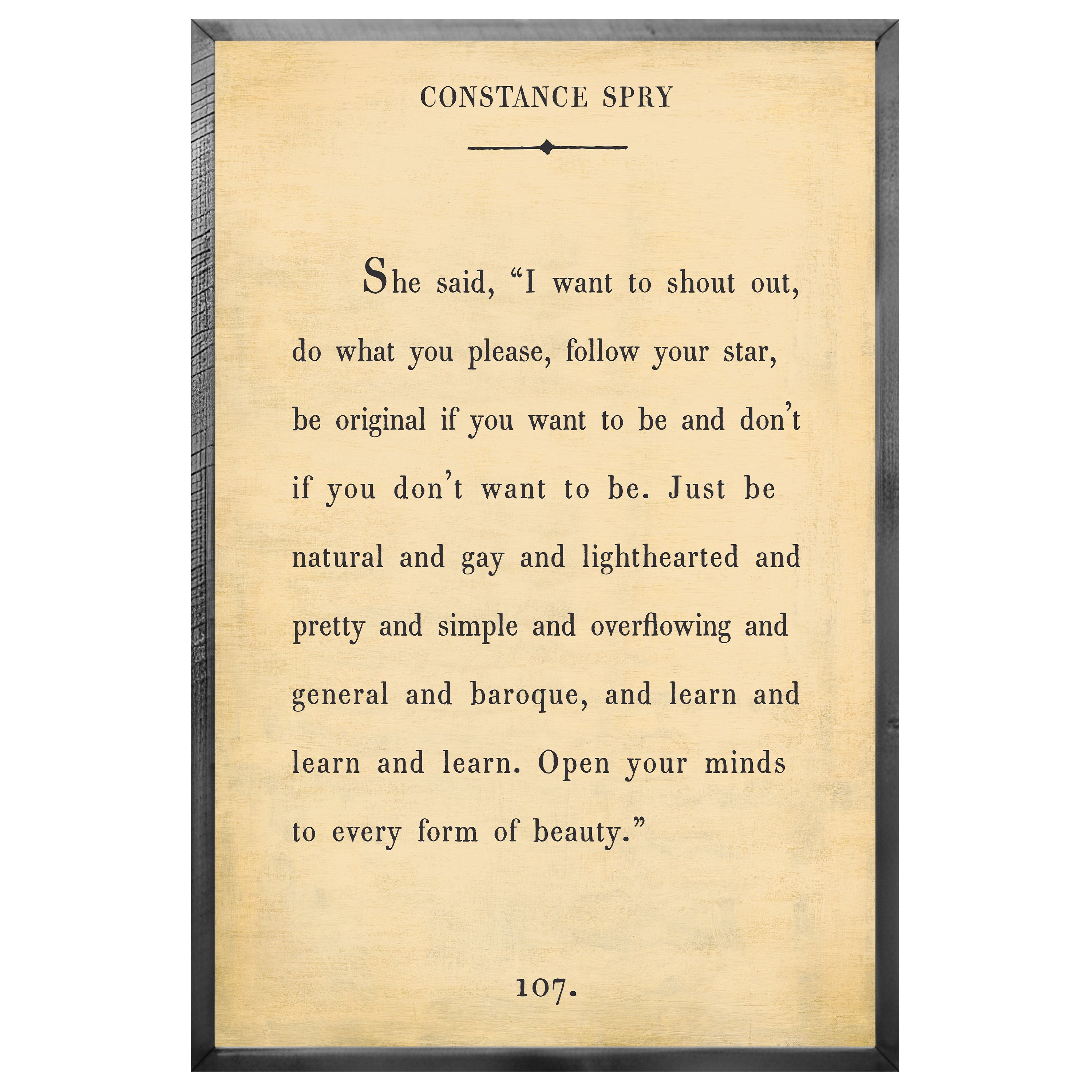 Constance Spry - Book Collection (Grey Wood) - Art Print