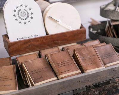 Mini Signature Leather Journals - Maple