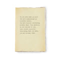 ***Do You Know What You Are Medium Deckled Edge Notebook - Cream