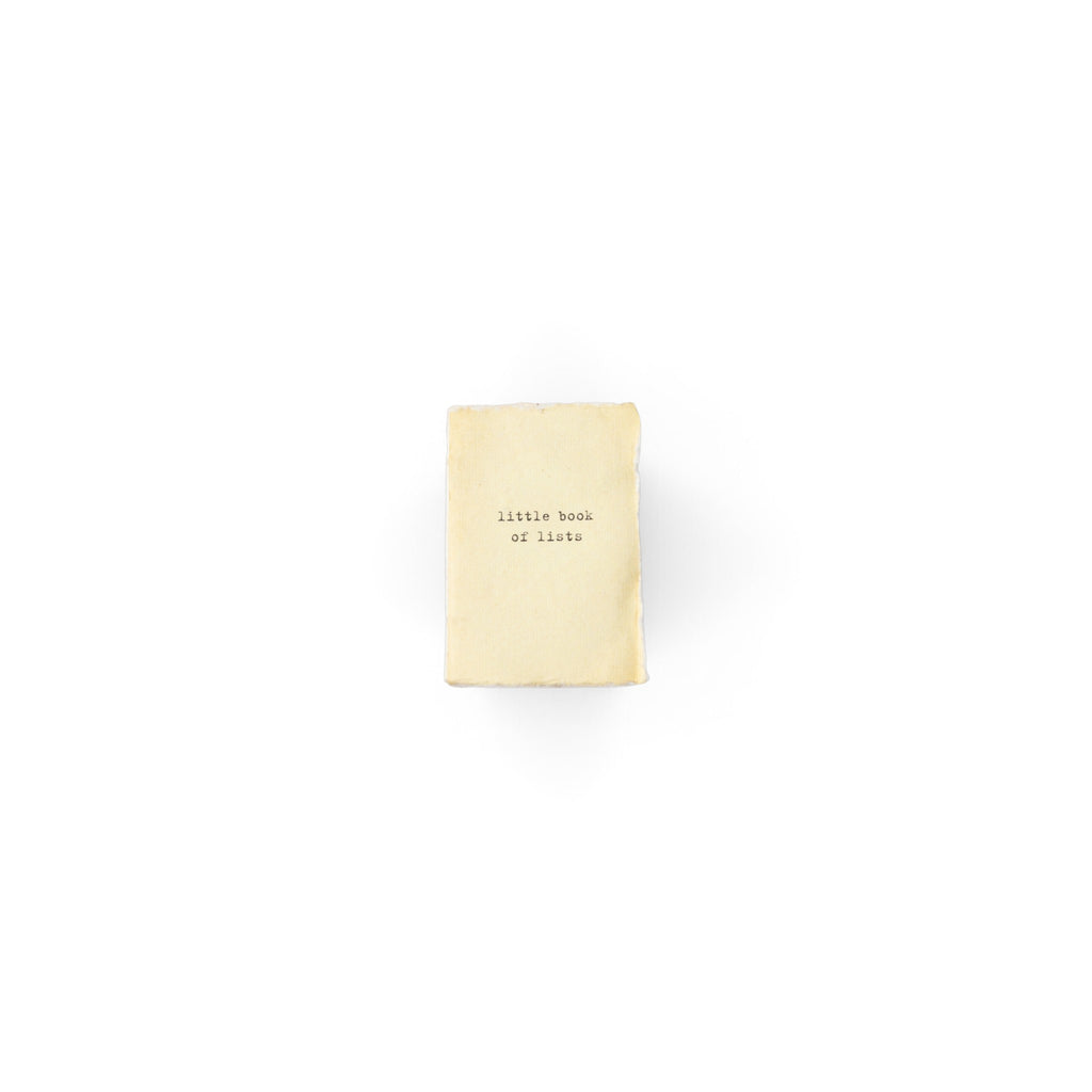 ^Little Book Of Lists Mini Deckled Edge Notebook