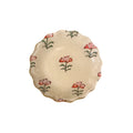 Pink Flower Scalloped Round Decoupage Plate 5"