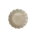 Bunch Of Buds Scalloped Round Decoupage Plate 5"