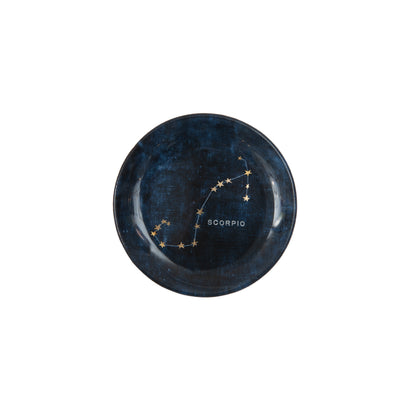 Constellations Round Decoupage Plate - 4in