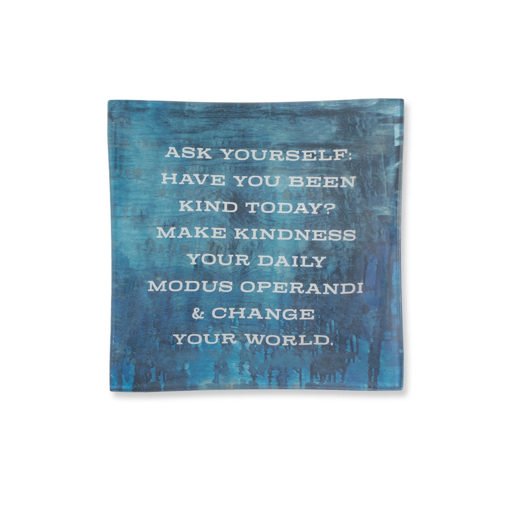***Ask Yourself (Annie Lenox) Small Decoupage Plate