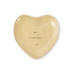 Small Heart Decoupage Plate