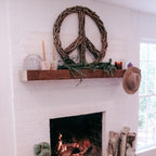 Peace Sign Driftwood - 16"