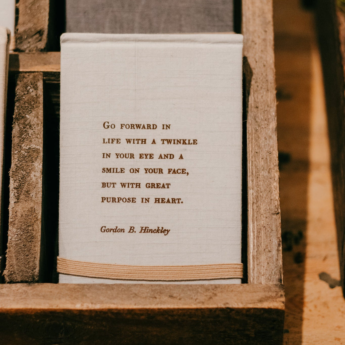 Great Purpose Fabric Notebook