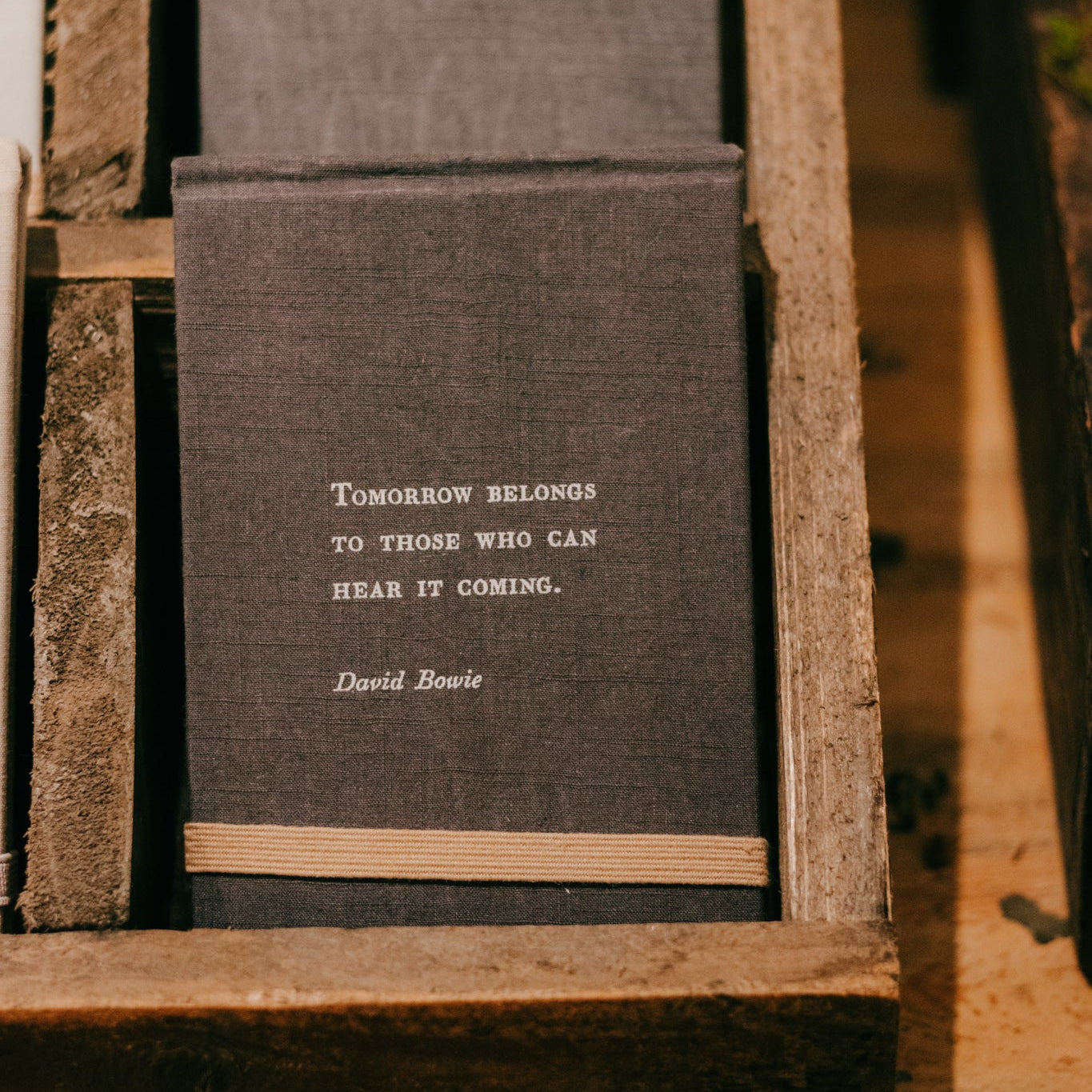 Tomorrow Belongs Fabric Notebook