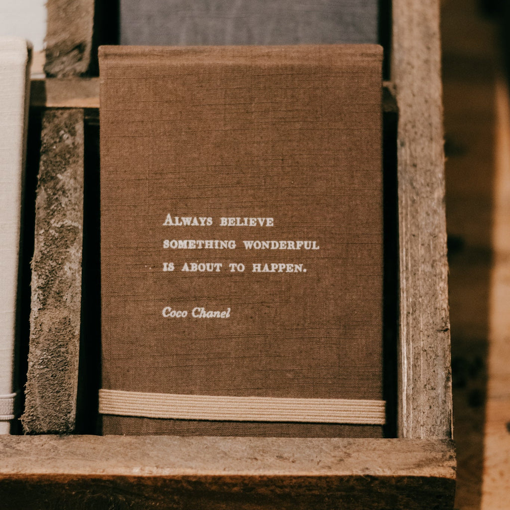 Something Wonderful Fabric Notebook