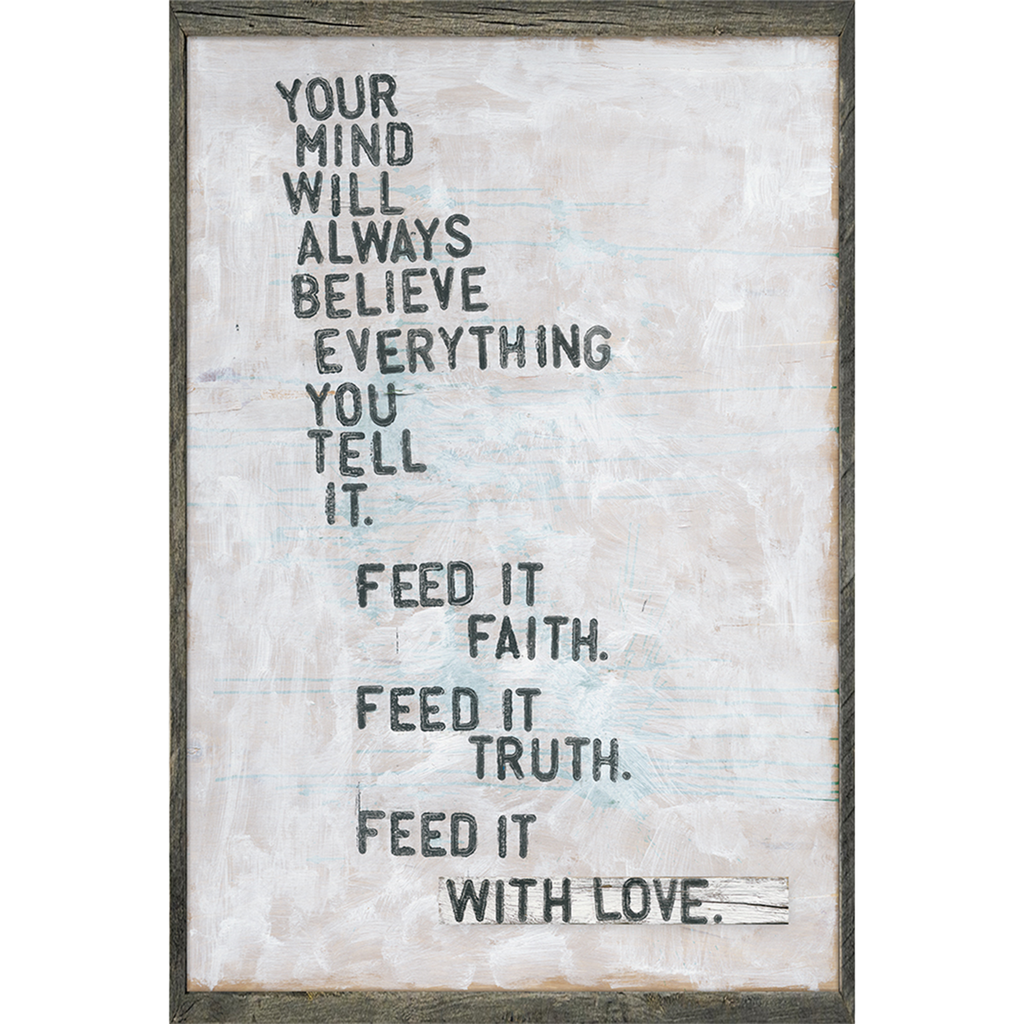 Faith, Truth & Love - Art Print