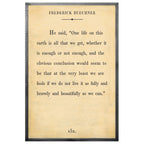 Frederick Buechner Art Print - Grey Wood