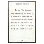 Frederick Buechner Art Print - Grey Wood