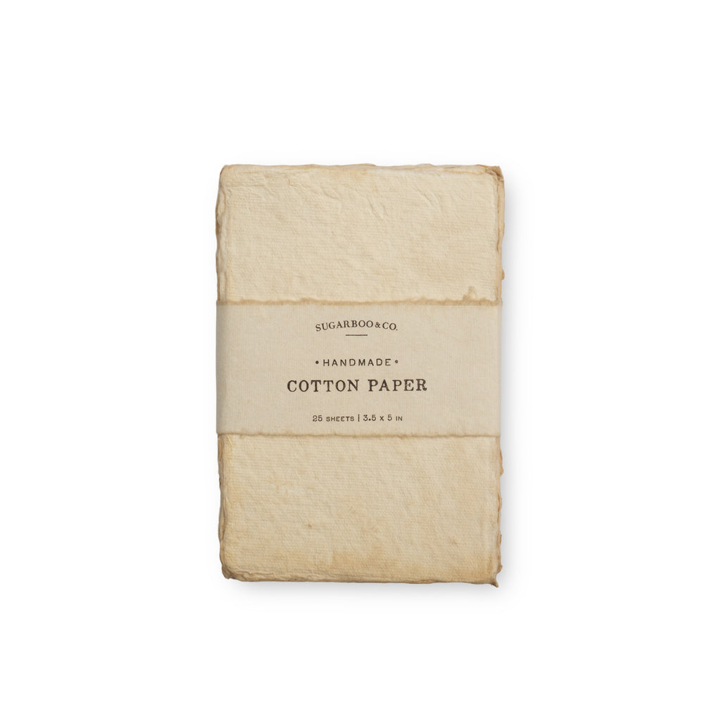 Handmade Cotton Paper Bundle - Cream