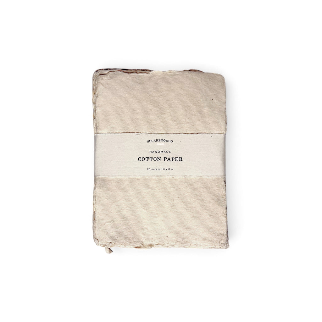 Handmade Cotton Paper Bundle - Cream