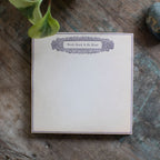 Work Hard & Be Kind Square Notepad
