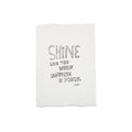 Shine Like The Whole Universe Handmade Paper Print - 12x16