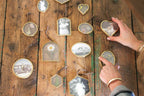 Hexagon Brass Hanging Frame 2x2