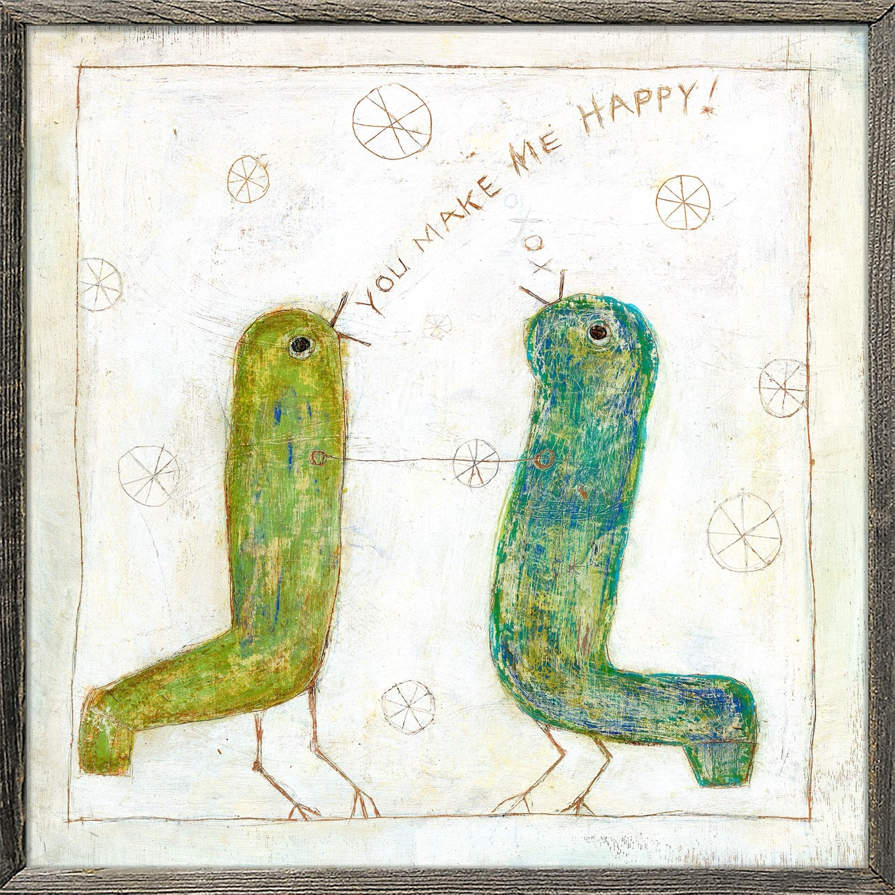 Happy Birds Art Print